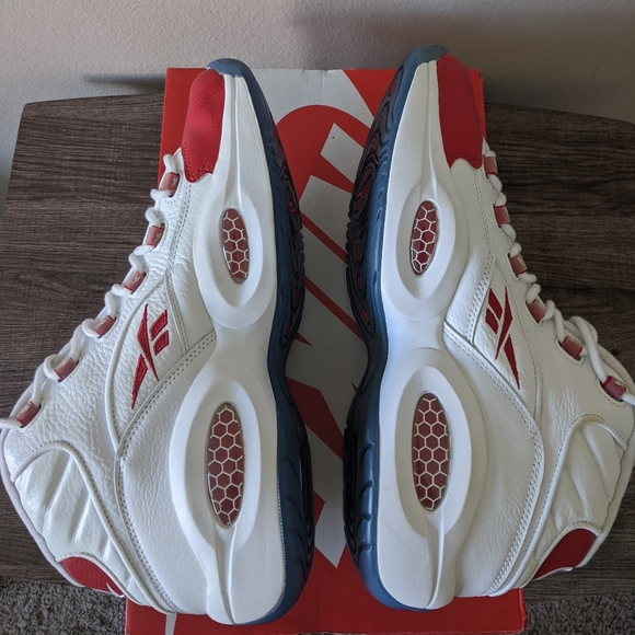2012 Reebok Question Red Toe Iverson Size 13 DS xi - Picture 5 of 9